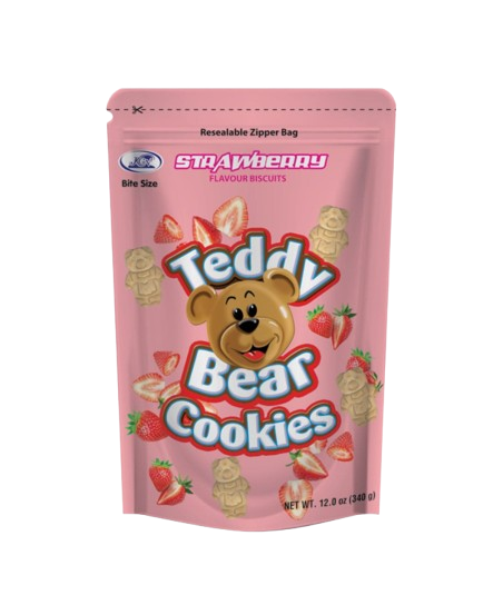 KGN Teddy Bear Cookies Strawberry