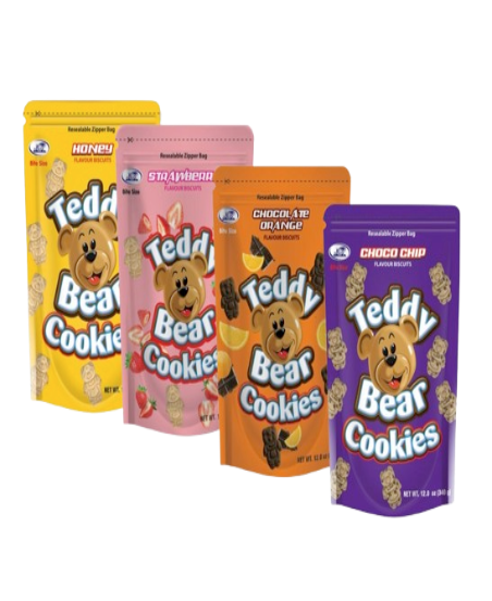 KGN Teddy Bear Cookies MIX  (Pack of 12)