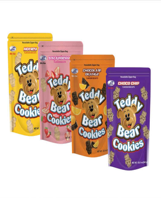 KGN Teddy Bear Cookies MIX  (Pack of 12)